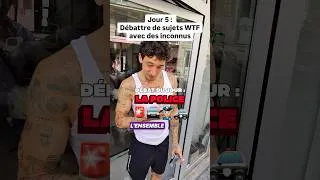 Miniature : Jour 5 de la série : débattre de sujets WTF avec des inconnus dans la rue.