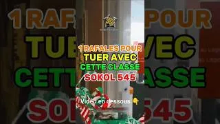 Miniature : 1 RAFALES POUR TUER AVEC LA SOKOL 545 ! #splate #bo7 #blackops7  #callofduty #classemeta
