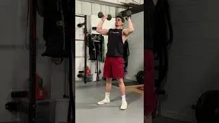 Miniature : Dumbbells Push Press for shoulders * Push Press Haltères pour les épaules SPORTCHEZSOI.COM