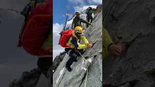 Miniature : Guillaume dans l'arête à Lolo - Chamonix Mont Blanc
