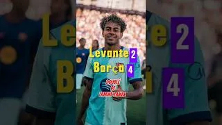 Miniature : ​🔥 5 victoires de suite ! Le FC Barcelone écrase Levante (2-4) #LevanteBarça #LamineYamal #LaLiga