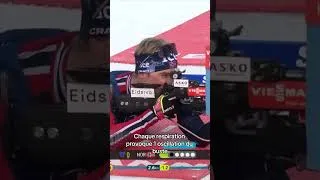 Miniature : Comment tirer après un effort au biathlon