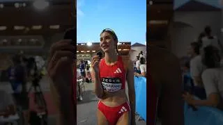 Miniature : 🎙 Les premiers mots de Cassandre Beaugrand, nouvelle recordwoman de France du 3000 m à Monaco 😎