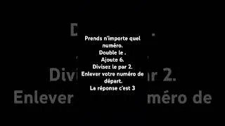 Miniature : La réponse c’est toujours 3