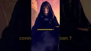 Miniature : Est-ce que Palpatine connaissait Korriban ?