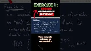 Miniature : 👉 Exercice 1 sur erreur quadratique moyenne. [Comment comparer des estimateurs biaisés ?]