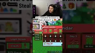 Miniature : Jour 3 Calendrier de L'avent !! 🎄🎁 #roblox #stealabrainrot #brainrot #giveaway #gift #stbancal