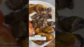 Miniature : Comment faire les brochettes de bœuf |Recette facile -rapide -délicieux