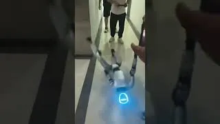 Miniature : Chute d'un robot qui n'arrive pas à se relever (Il agit comme un mec bourré)