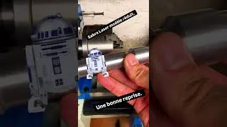 Miniature : Mini light saber for lathe training.