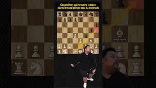 Miniature : Quand je place le seul piège que je connais 😂  #chess #chessgame #chesscom