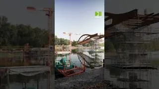 Miniature : Passerelle Rosa Luxemburg : le chantier touche bientôt à sa fin