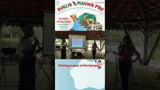 Miniature : "Plaidoyer pour la Martinique" réflexion collective déKLIk MAtinik PRO 2ème édition 2026