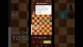 Miniature : petit brillant #chess #échecs #brillant