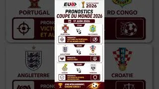 Miniature : PRONOSTIQUE COUPE DU MONDE: 17/06/2026