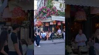 Miniature : Sunday mood in a Parisian café #4kwalk #paris #parisiancafe #goldenhour #aesthetic #lifestyle