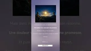 Miniature : Un instant sacré | Chanson d’amour, d’attente et d’espoir