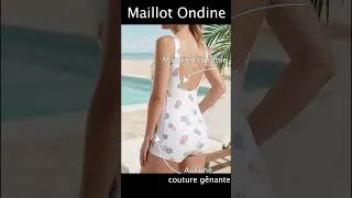 Miniature : ONDINE | Le maillot de bain une pièce version shorty #sewing #sewingtutorial