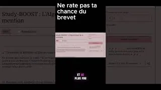 Miniature : ⚠️tu revise encore 40 page de cours !!!!!! #fyp#tiktok#brevet#2011