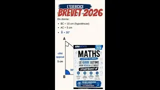 Miniature : ⚠️Cette erreur en trigonométrie fait perdre des point au brevet#brevet #maths  #college  #brevet2026