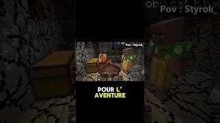 Miniature : on vas a l'aventure de boulgoure #minecraft  #gaming #humour #insolite #clips #memes