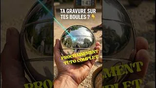 Miniature : GRAVER des BOULES DE PÉTANQUE au LASER !