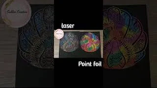 Miniature : Gravure sur carte à gratter - Pointe Foil VS Laser