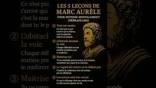 Miniature : La Sagesse de Marc Aurèle en 5 Leçons