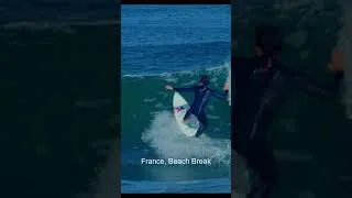 Miniature : Super fun wave from the last swell #surf #waves #france