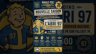 Miniature : REJOINS L'ABRI 97 ET PROGRESSE DANS FALLOUT 76 ! ☢️ #fallout #fallout76 #infestations #débutant