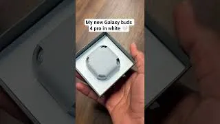 Miniature : My new Galaxy buds in white 🤍? What do we think about it? #galaxybuds #galaxyearbuds #unpacked