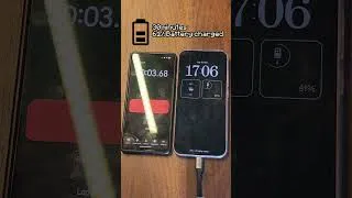 Miniature : Nothing Phone (4a) - Charging test (50W MAX) #withnothing #smartphone #charging #techtok #tech #test