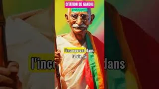 Miniature : Mahatma Gandhi nous parle #inspiration #gandhi #mahatmagandhi #mahatma #shorts #transformationvideo
