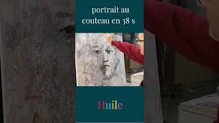 Miniature : Portrait à l'huile - techniques mixtes