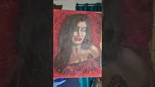 Miniature : je peins à l'acrylique #art #acrylicpainting