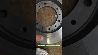 Miniature : Disques de frein fonte + pignon conique inox – Usinage série | DASSONVILLE