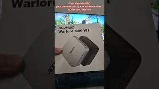 Miniature : Test ACEMAGIC Mini W1: Un bon début dans le perform'gaming?