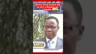 Miniature : Maurice Kamto parle de faire la politique autrement et libérer  énergies. #cameroun #mauricekamto