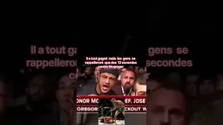 Miniature : Il a tout gagné  mais  les  gens  se rappelleront  que des  13 secondes  contre Mcgregor