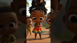 Miniature : Danse le coup du marteau #cotedivoire #kidssongs #shorts #comptineafricaine #africankids