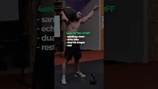 Miniature : 4 sets 50"ON 10"OFF / exercise #wod #crossfit #sandbag #workout