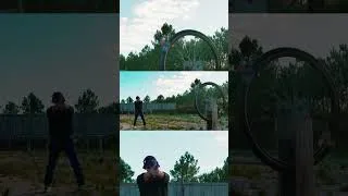 Miniature : Just Chilling trickshoots 🎯 Rate it /10 #precisionshooting #trickshoot