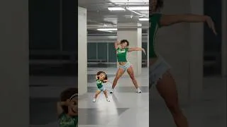 Miniature : JETSKI with mini Tara 💚 #dance