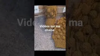 Miniature : chaussons framboise video sur ma chaîne