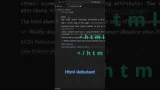 Miniature : HTML pour débutant - Structure HTML