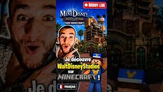 Miniature : WALTDISNEYSTUDIOS sur MINECRAFT !!! 🫪😍 #minecraft #disneylandparis #twitch