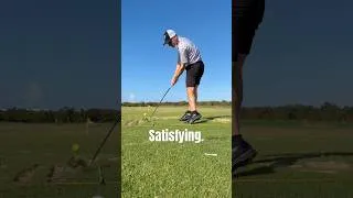 Miniature : Unusual angle. #golfpro #golfswing