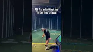 Miniature : After this shot, the staff politely asked me to keep it inside the net 😅 #funnygolf  #golfpro #golf