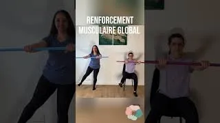 Miniature : 15 minutes de mobilité et renforcement musculaire avec un bâton debout ou sur chaise !