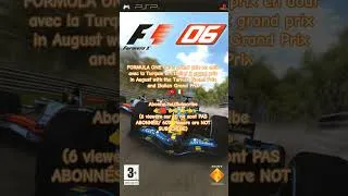 Miniature : FORMULA ONE 06: 2 grand prix en août #pleasesubscribe #shorts #noviral #formulaone06